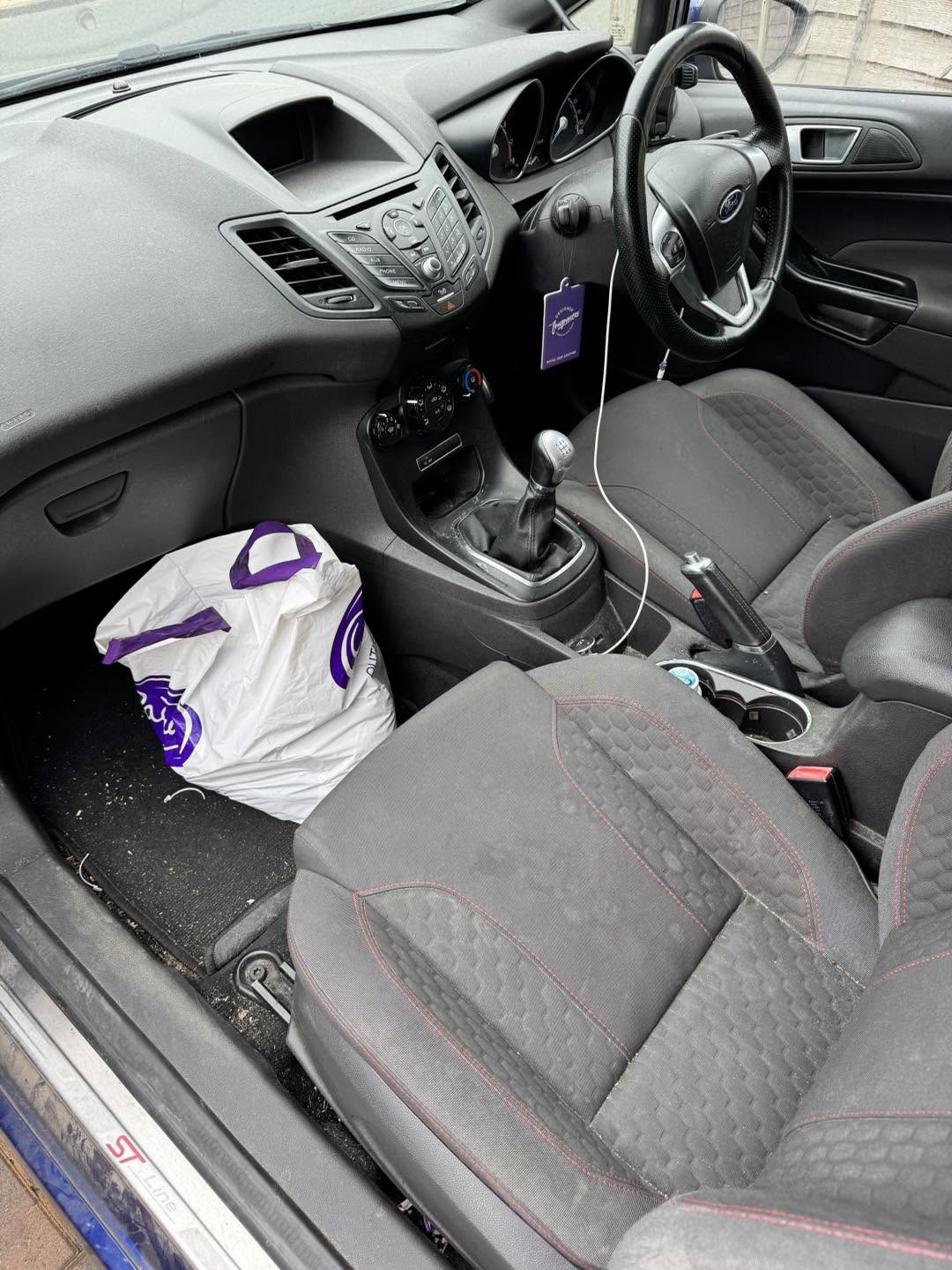 Ford Fiesta interior — before