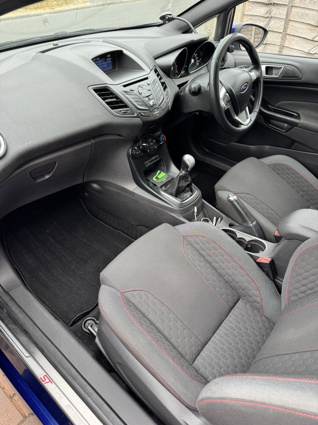Ford Fiesta interior — after